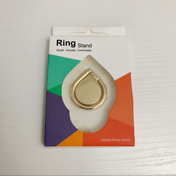 ⛱ 3/$15 Gold Tear Drop Ring Stand Phone Holder - Picture 5 of 6